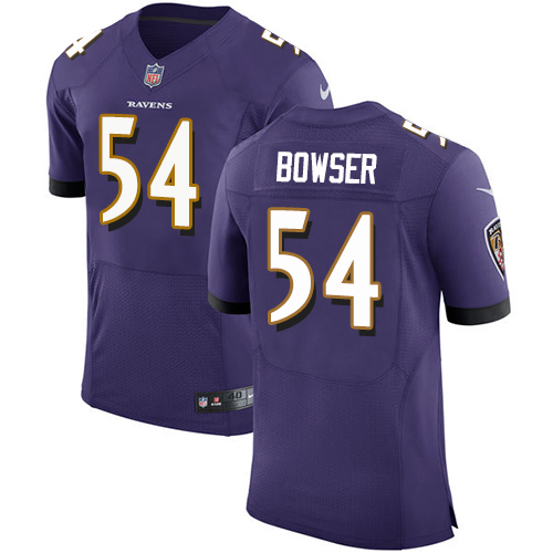 Nike Ravens #54 Tyus Bowser Purple Team Color Men's Stitched NFL Vapor Untouchable Elite Jersey - Click Image to Close